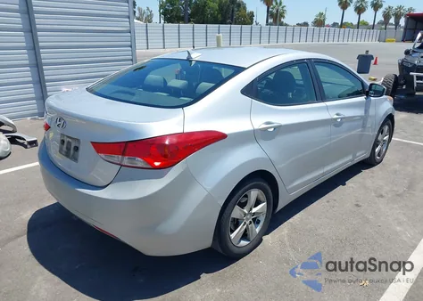 2013 Hyundai Elantra Gls from USA, damaged, VIN KMHDH4AEXDU784709